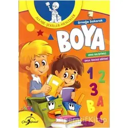 Örneğe Bakarak Boya Alfabe - Şekiller - Meslekler - Kolektif - Çocuk Gezegeni