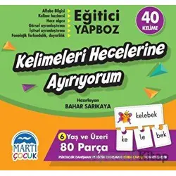 Kelimeleri Hecelerine Ayırıyorum - Kolektif - Martı Çocuk Yayınları