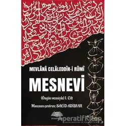 Mesnevi (Özgün Vezniyle) 1. Cilt - Mevlana Celaleddin Rumi - Demavend Yayınları