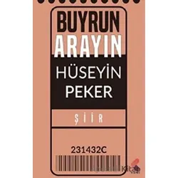 Buyrun Arayın - Hüseyin Peker - Klaros Yayınları