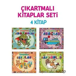 Çıkartmalı Kitaplar Seti (4 Kitap Takım) - Kolektif - Pal Sokağı Yayınları