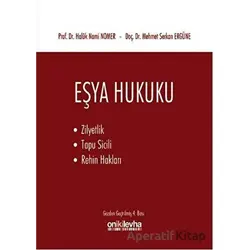 Eşya Hukuku - Haluk Nami Nomer - On İki Levha Yayınları