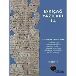 Eskiçağ Yazıları 14 - Yadigar Doğan - Bilgin Kültür Sanat Yayınları