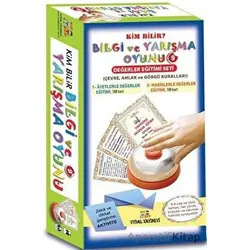 Kim Bilir? Bilgi ve Yarışma Oyunu 9 - Değerler Eğitimi Seti - Mürşide Uysal - Uysal Yayınevi