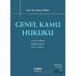 Genel Kamu Hukuku - Rona Aybay - Der Yayınları
