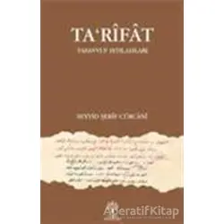 Tarifat - Seyyid Şerif Curcani - Litera Yayıncılık
