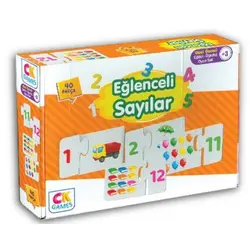 Eğlenceli Sayılar 40 Parça Kutulu (+3 Yaş) CK Games