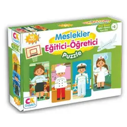Meslekleri Öğreniyorum 40 Parça Kutulu (+3 Yaş) CK Games