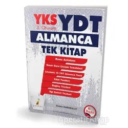 YKS-YDT 3. Oturum Almanca Tek Kitap - Erdem Karabulut - Pelikan Tıp Teknik Yayıncılık
