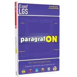 Tonguç Akademi 8. Sınıf LGS ParagrafON Yeni Nesil Paragraf Kitabı