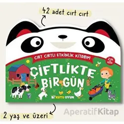 Cırt Cırtlı Etkinlik Kitabım - Çiftlikte Bir Gün (2+ Yaş) - Ayşenur K. Peltek - Bi Kutu Oyun