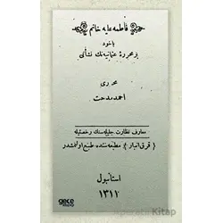 Fatma Aliye Hanım - Ahmet Mithat Efendi - Gece Kitaplığı