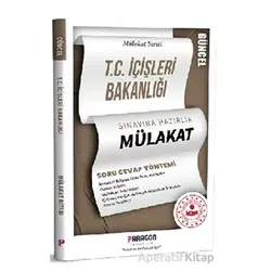 T.C. İçişleri Bakanlığı Sınavına Hazırlık Mülakat - Kolektif - Paragon Yayıncılık