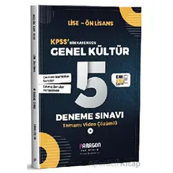 KPSS’nin Karekodu Genel Kültür 5 Deneme Sınavı - Kolektif - Paragon Yayıncılık