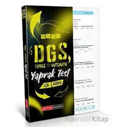 2023 DGS Çek Kopart Yaprak Test - Kolektif - Pegem Akademi Yayıncılık