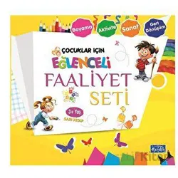 Eğlenceli Faaliyet Seti Sarı Kitap - 3 Yaş Üzeri - Kolektif - Parıltı Yayınları