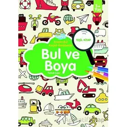 Bul ve Boya - Yeşil Kitap - Ferhat Çınar - 0-6 Yaş Yayınları