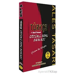 ALES Türkçe Çözümlü Soru Bankası - Kolektif - Tasarı Eğitim Yayınları