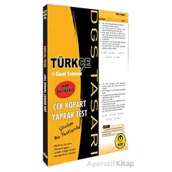 DGS Türkçe Yaprak Test - Kolektif - Tasarı Eğitim Yayınları