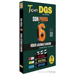 DGS Son Prova 6 Çözümlü Deneme - Barış Ulaş Soysal - Tasarı Eğitim Yayınları