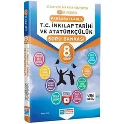 8. Sınıf LGS T.C. İnkılap Tarihi ve Atatürkçülük Soru Bankası Evrensel İletişim Yayınları
