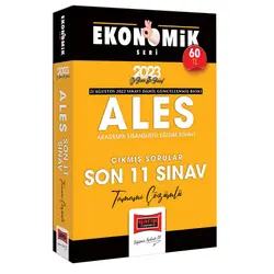 Yargı 2023 ALES Ekonomik Seri Tamamı Çözümlü Son 11 Sınav Çıkmış Sorular
