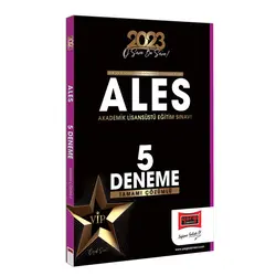 Yargı 2023 ALES Tamamı Çözümlü 5 Deneme