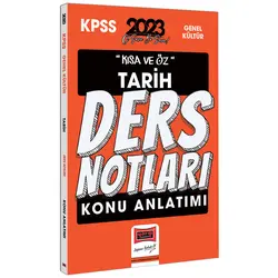 Yargı 2023 KPSS Kısa ve Öz Tarih Konu Anlatımı Ders Notları