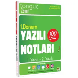Tonguç Akademi 7. Sınıf Yazılı Notları 1. Dönem 1 ve 2. Yazılı