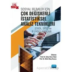 Sosyal Bilimler İçin Çok Değişkenli İstatistiksel Analiz Teknikleri