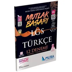 Muba 8. Sınıf LGS Türkçe Mutlak Başarı 12 Deneme