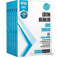 2023 KPSS Eğitim Bilimleri Tamamı Video Çözümlü Soru Bankası Modüler Seti (6 Kitap)