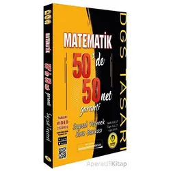DGS Matematik 50de 50 Net Garanti Soru Bankası - Özgen Bulut - Tasarı Eğitim Yayınları