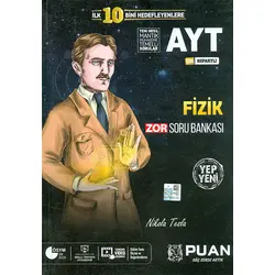AYT Fizik Zor Soru Bankası Puan Yayınları