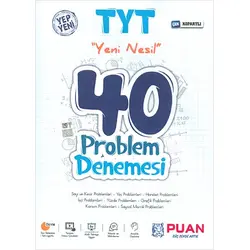 Puan TYT Yeni Nesil 40 Problem Denemesi