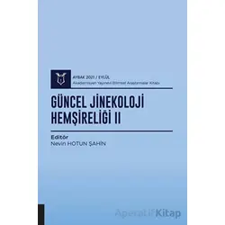 Güncel Jinekoloji Hemşireliği 2 ( AYBAK 2021 Eylül ) - Nevin Hotun Şahin - Akademisyen Kitabevi