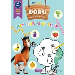 Doru Etkinlik ve Boyama – Meyveler ve Sebzeler - Kolektif - Yediveren Çocuk