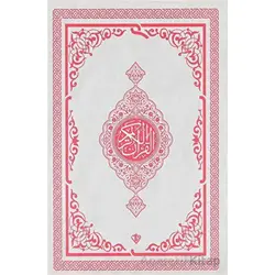 Kuranı Kerim Orta Boy Renkli Bilgisayar Hattı Ali El Kari İmlası (Pembe)