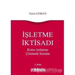 İşletme İktisadı - Yasin Çoban - On İki Levha Yayınları