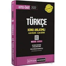 2022 KPSS-ÖABT Türkçe Konu Anlatımlı Alan Bilgisi - Alan Eğitimi