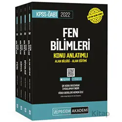 2022 KPSS-ÖABT Fen Bilimleri Konu Anlatımlı Alan Bilgisi - Alan Eğitimi