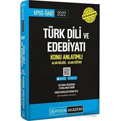 2022 KPSS-ÖABT Türk Dili ve Edebiyatı Konu Anlatımlı (İadesiz) - Kolektif - Pegem Akademi Yayıncılık