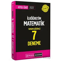 2022 KPSS ÖABT İlköğretim Matematik 7 Deneme - Kolektif - Pegem Akademi Yayıncılık
