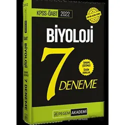 2022 KPSS-ÖABT Biyoloji Tamamı Çözümlü 7 Deneme - Kolektif - Pegem Akademi Yayıncılık