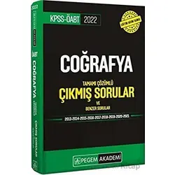 2022 ÖABT Coğrafya Tamamı Çözümlü Çıkmış Sorular ve Benzer Sorular