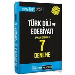 2022 KPSS ÖABT Türk Dili ve Edebiyatı 7 Deneme - Kolektif - Pegem Akademi Yayıncılık