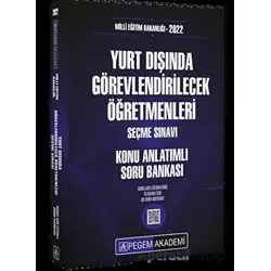2023 MEB Yurt Dışında Görevlendirilecek Öğretmenleri Seçme Sınavı Konu Anlatımlı Soru Bankası