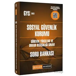 2022 GYS Sosyal Güvenlik Kurumu Görevde Yükselme ve Unvan Değişikliği Sınavları Soru Bankası
