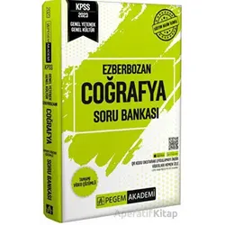 2023 Ezberbozan KPSS Genel Yetenek Genel Kültür Coğrafya Soru Bankası
