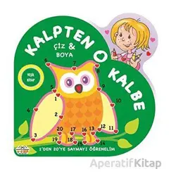 Yeşil Kitap - Kalkpten Kalbe - Çiz/Boya - Kolektif - 0-6 Yaş Yayınları
